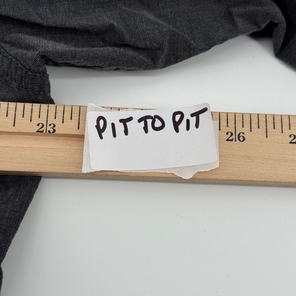 Structure Men's Gray Roll Up Long Sleeve Button Down Shirt XL Cotton Blend - Picture 6 of 11